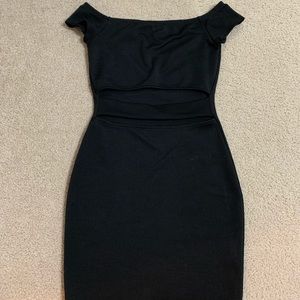 Windsor Black Mini Dress - small